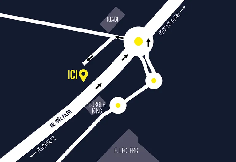Plan projet bâtiment professionnel à Sébazac